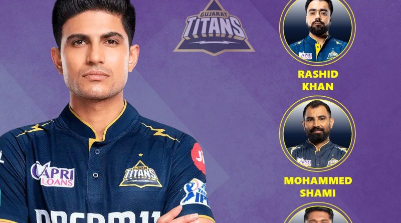 Gujarat Titans (GT) Strongest Retained Players List for IPL 2025