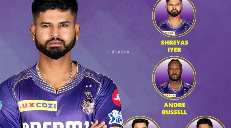 IPL 2025 Kolkata Knight Riders (KKR) Predicted Retained Players