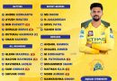 IPL 2026 Chennai Super Kings (CSK) Dream Squad Players List